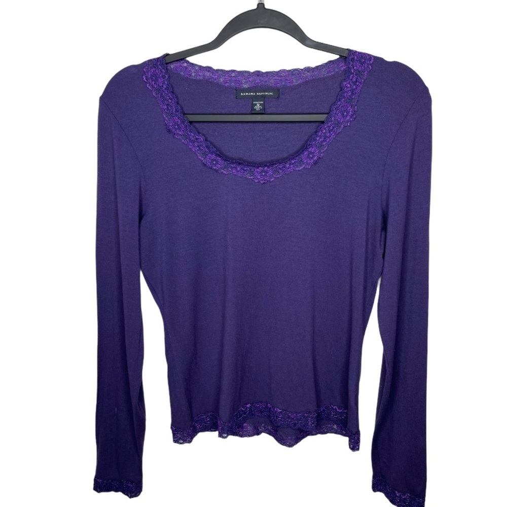 Banana Republic Purple Top